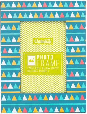 

Chumbak MDF Photo Frame(Blue, 1 Photos)