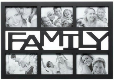 

DivineCrafts Generic Photo Frame(Black, 6 Photos)