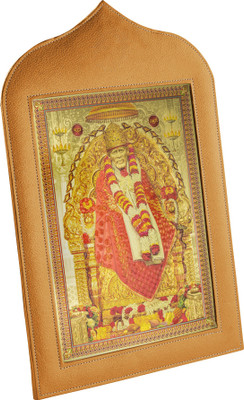 Eco-Leatherette MDF Photo Frame(Gold, 1 Photos)