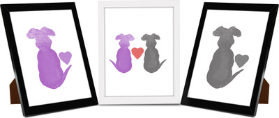 

Tied Ribbons Wood Photo Frame(Multicolor, 3 Photos)