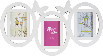 

Empreus MDF Photo Frame(White, 3 Photos)