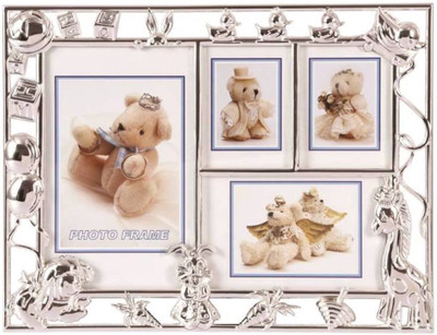 

The Divine Luxury Silver-plated Photo Frame(Silver, 4 Photos)