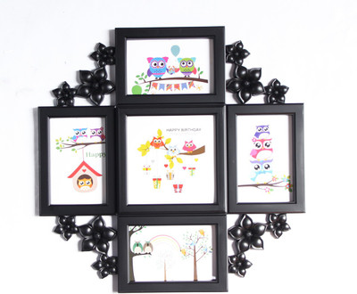 

Empreus MDF Photo Frame(Black, 5 Photos)