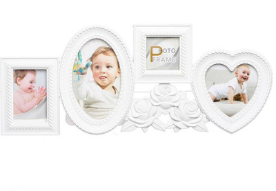 

Geetanjali Decor Generic Photo Frame(White, 4 Photos)
