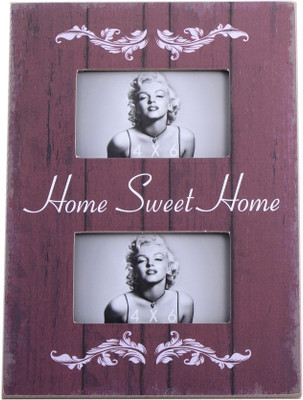

Scrafts Wood Photo Frame(Red, 2 Photos)