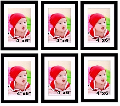 

Creative Arts n Frames Generic Photo Frame(Black, 6 Photos)