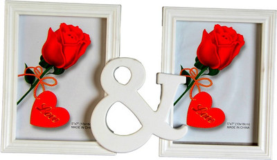 

Empreus MDF Photo Frame(White, 2 Photos)