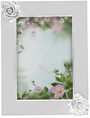 

The Divine Luxury Silver-plated Photo Frame(Beige, 1 Photos)
