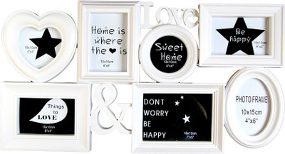 

Empreus MDF Photo Frame(White, 7 Photos)