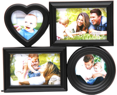 

Blacksmith Generic Photo Frame(Black, 4 Photos)