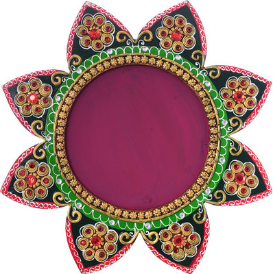 

eCraftIndia Wood Photo Frame(Purple, Blue, Green, Brown, 1 Photos)