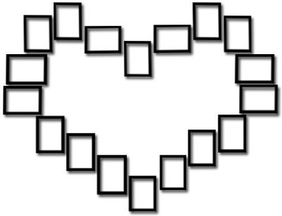 

`Desi Frame MDF Photo Frame(Black, 18 Photos)