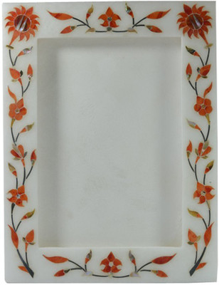 

Pooja Creation Stoneware Photo Frame(White, 1 Photos)