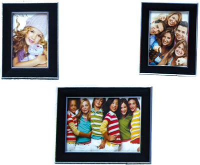 

niks decor world Wood Photo Frame(Multicolor, 3 Photos)