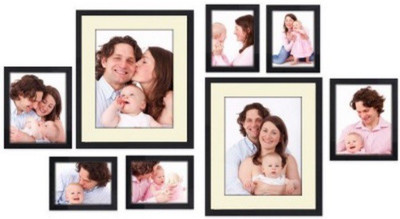 

Desi Frame MDF Photo Frame(Black, 8 Photos)