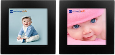 

Uncommon Stuffs Acrylic Photo Frame(Black, 2 Photos)