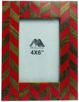 

MH MDF Photo Frame(Red, Brown, 1 Photos)