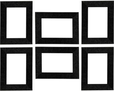 

Desi Frame MDF Photo Frame(Black, 6 Photos)