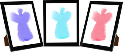

Tied Ribbons Wood Photo Frame(Multicolor, 3 Photos)