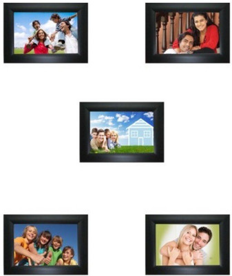 

Desi Frame MDF Photo Frame(Black, 5 Photos)