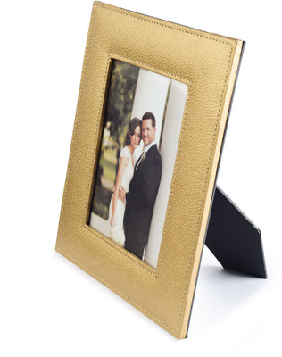 

Eco-Leatherette MDF Photo Frame(Gold, 1 Photos)