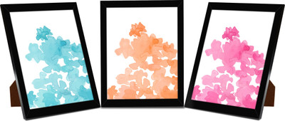 

Tied Ribbons Wood Photo Frame(Multicolor, 3 Photos)
