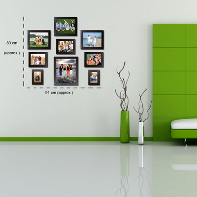 

Trends on Wall Acrylic Photo Frame(Brown, 9 Photos)