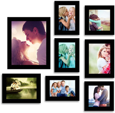 

MakeHomeHappy MDF Photo Frame(Black, 8 Photos)