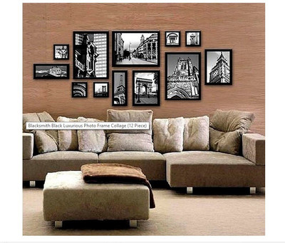 

Desi Frame MDF Photo Frame(Black, 12 Photos)