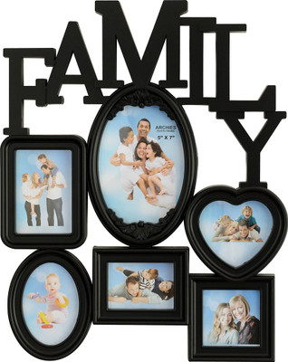 68% OFF on Archies Glass Photo Frame(Black, 6 Photos) 68% OFF on Archies Glass Photo Frame(Black, 6 Photos)