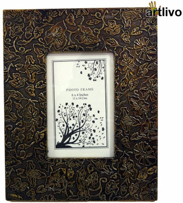 

Artlivo Wood Photo Frame(Black, Brown, 1 Photos)
