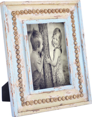 

Craftkriti Wood Photo Frame(Blue, 1 Photos)
