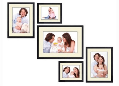

Desi Frame MDF Photo Frame(Black, 5 Photos)