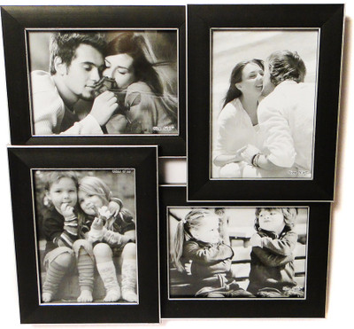 

Encore Generic Photo Frame(Black, Silver, 4 Photos)