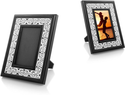 

Episode Silver-plated Photo Frame(Black, White, 1 Photos)