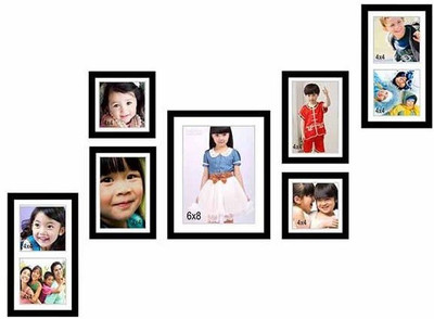 

Desi Frame MDF Photo Frame(Black, 7 Photos)