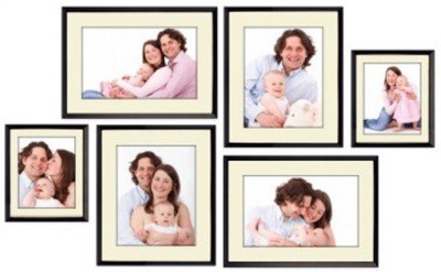 

Desi Frame MDF Photo Frame(Black, 6 Photos)