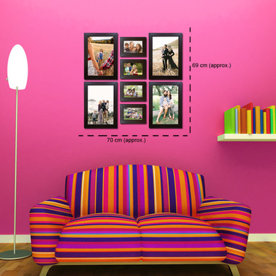 

Trends on Wall Acrylic Photo Frame(Brown, 8 Photos)