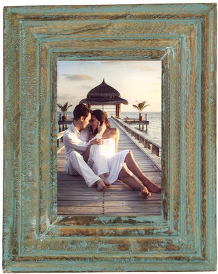 Sterling Comercio Wood Photo Frame(Blue, 1 Photos)