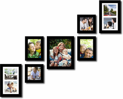 61% OFF on Painting Mantra Wood Photo Frame(Black, 9 Photo(s))