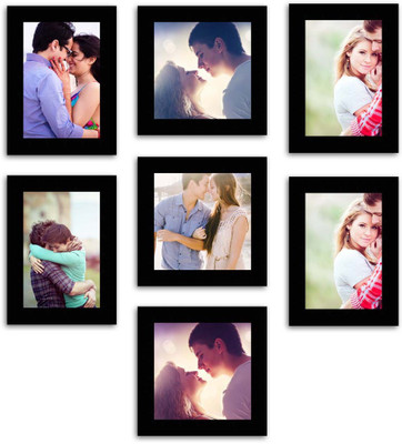 

MakeHomeHappy MDF Photo Frame(Black, 7 Photos)