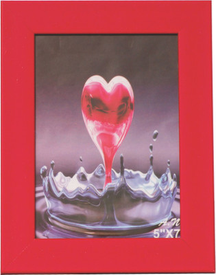 Niteo Generic Photo Frame(Red, 1 Photos)