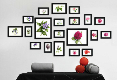 

Swadesi Stuff MDF Photo Frame(Black, 20 Photos)