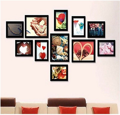 

Desi Frame MDF Photo Frame(Black, 11 Photos)