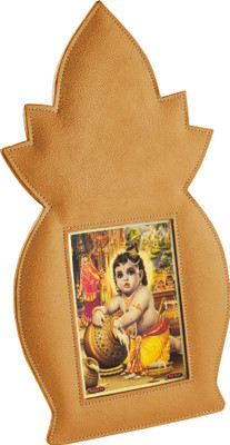 

Eco-Leatherette MDF Photo Frame(Gold, 1 Photos)