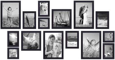 

Desi Frame MDF Photo Frame(Black, 15 Photos)