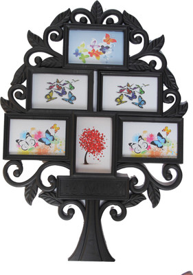 

Empreus MDF Photo Frame(Black, 6 Photos)
