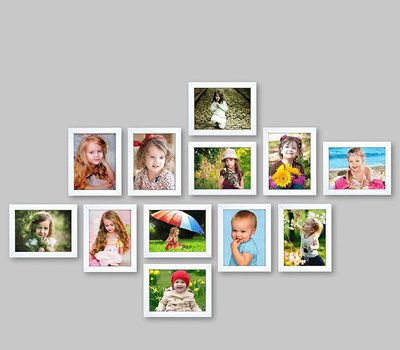 

Swadesi Stuff MDF Photo Frame(White, 12 Photos)