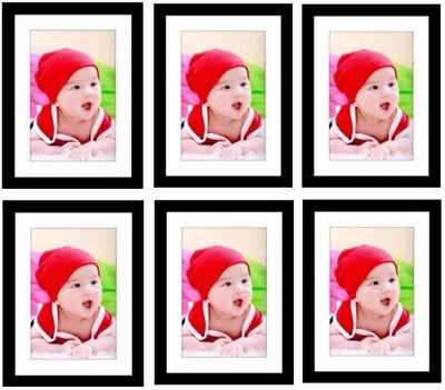 

Creative Arts n Frames Generic, Acrylic Photo Frame(Black, 6 Photos)