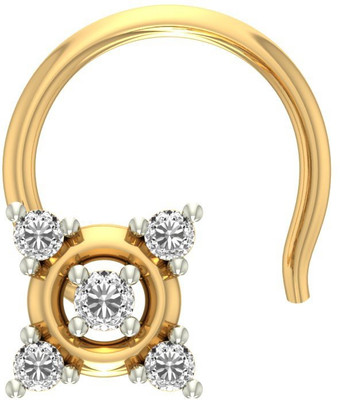 

Jewels5 Alvva 18kt Diamond Yellow Gold Stud